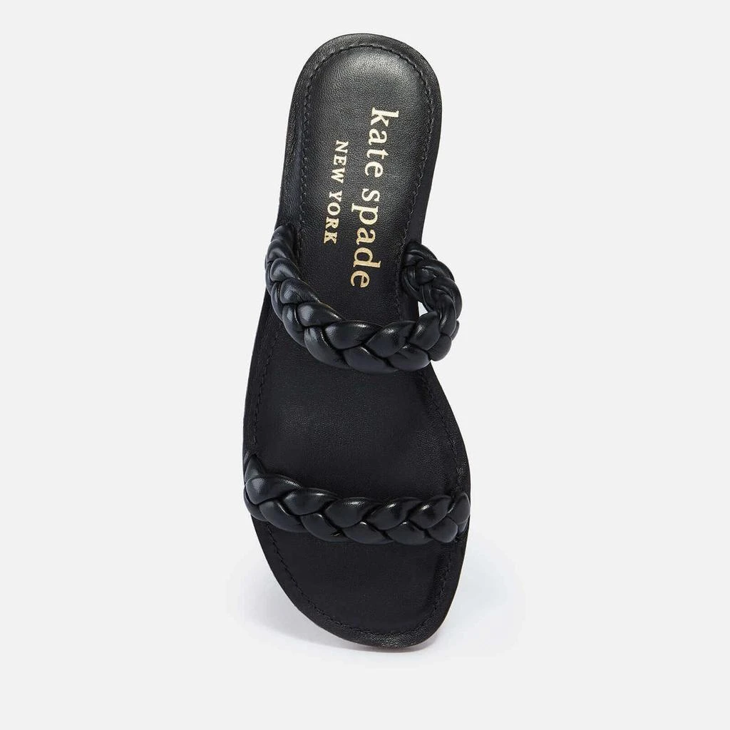 商品Kate Spade|Kate Spade New York Women's Miami Leather Double Strap Sandals - Warm Stone,价格¥379,第3张图片详细描述