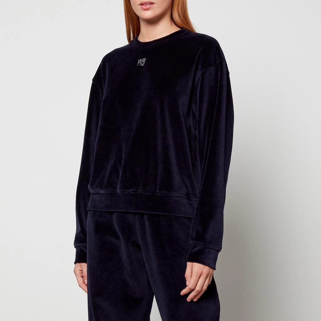 商品Alexander Wang|Alexander Wang Women's Crewneck Sweatshirt - After Dark,价格¥1503,第1张图片