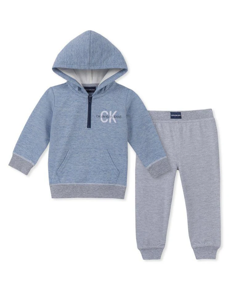 商品Calvin Klein|Baby Boy's 2-Piece Hoodie &amp; Pants Set,价格¥114,第1张图片