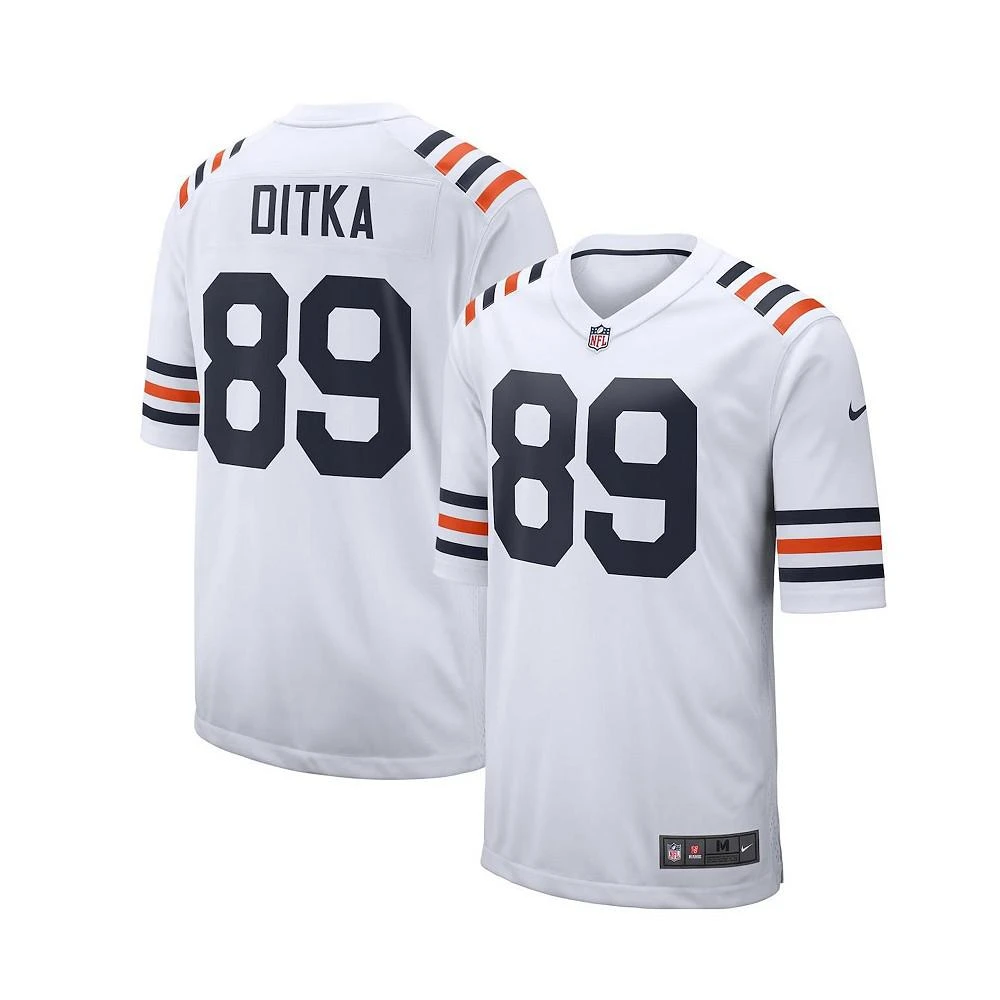 商品NIKE|Men's Mike Ditka White Chicago Bears 2019 Alternate Classic Retired Player Game Jersey,价格¥729,第1张图片