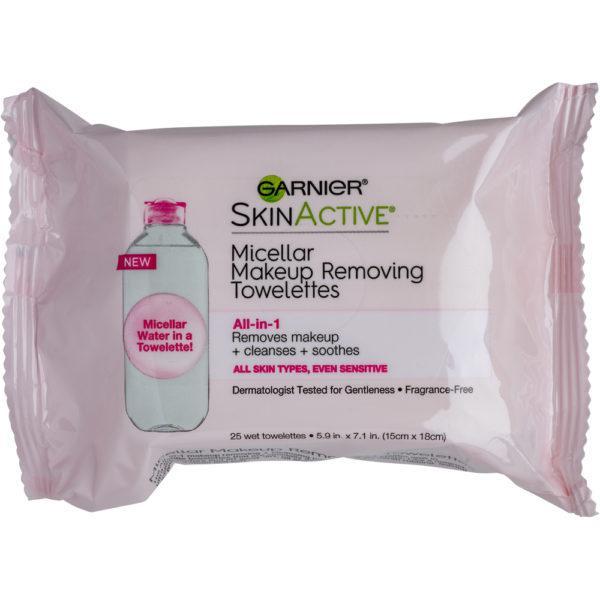 商品Garnier|SkinActive Micellar Makeup Removing Towelettes,价格¥56,第1张图片