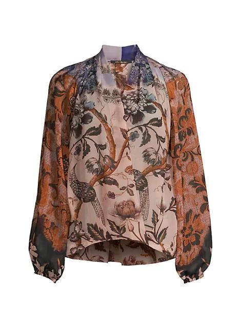 商品Kobi Halperin|Gemma Wrap-Front Blouse,价格¥3692,第1张图片