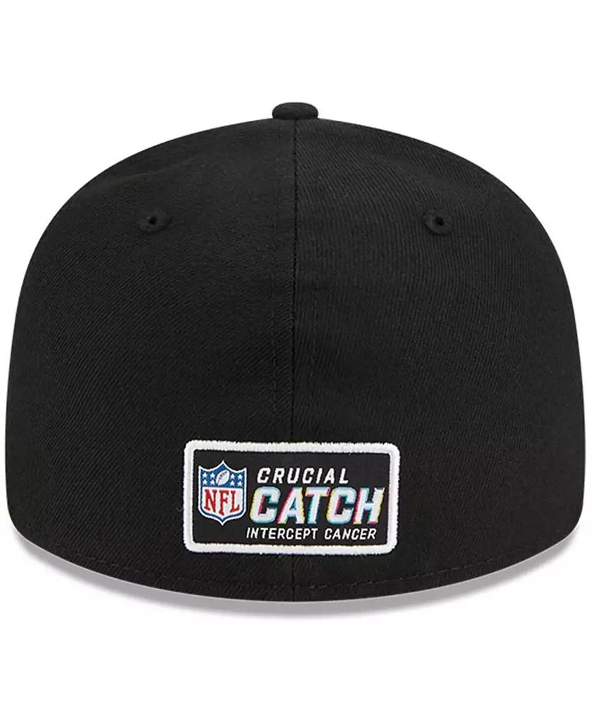 商品New Era|Men's Black Los Angeles Rams 2023 NFL Crucial Catch Low Profile 59FIFTY Fitted Hat,价格¥355,第4张图片详细描述