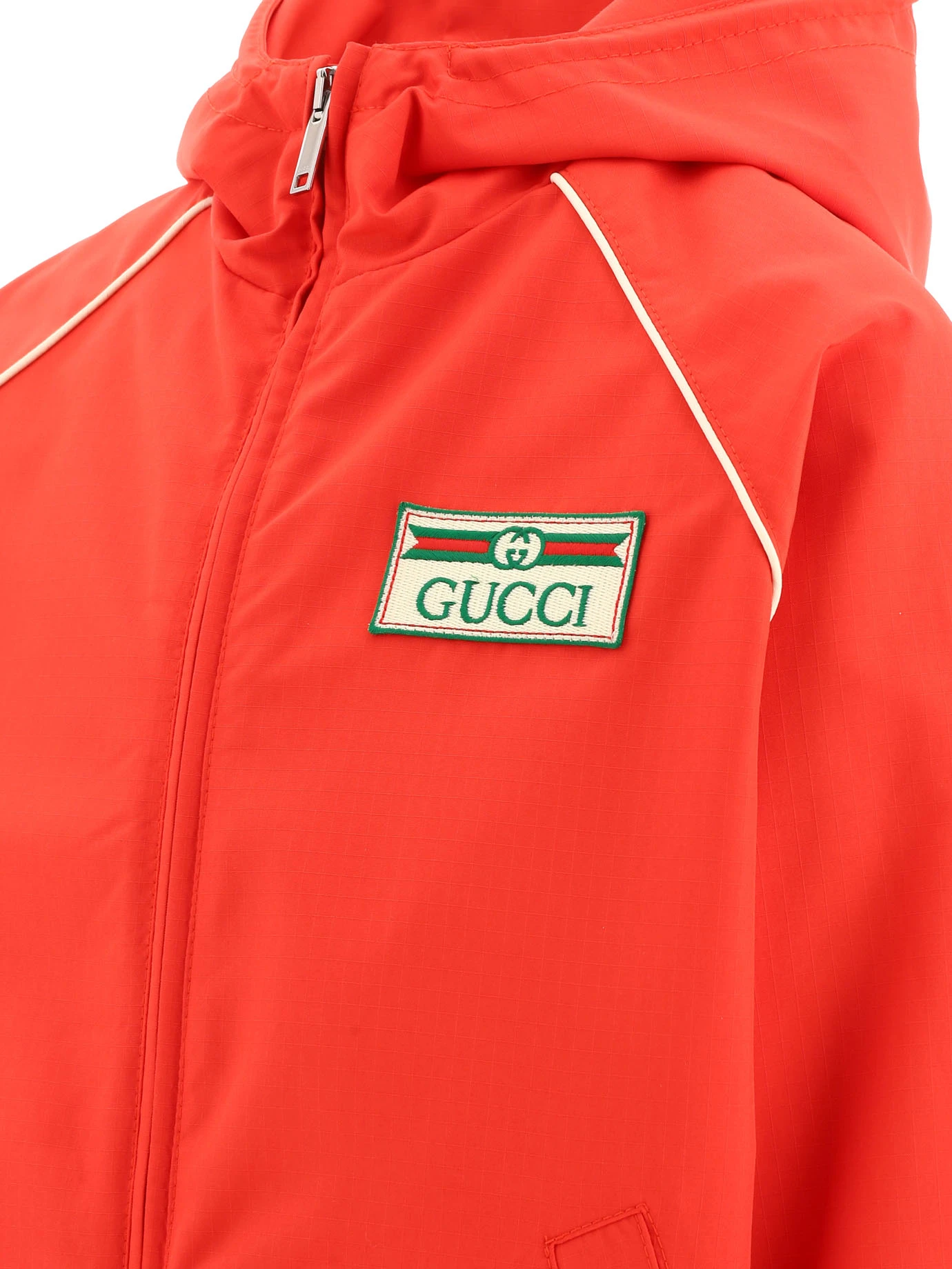 商品Gucci|Gucci 男童夹克 712162XWAU26137 红色,价格¥5235,第4张图片详细描述