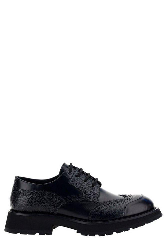 商品Alexander McQueen|Alexander McQueen Punk Worker Derby Shoes,价格¥4634-¥4943,第1张图片