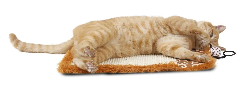 商品Pet Life|'Scrape-Away' Sisal and Jute Hanging Carpet Cat Scratcher Toy,价格¥103,第3张图片详细描述