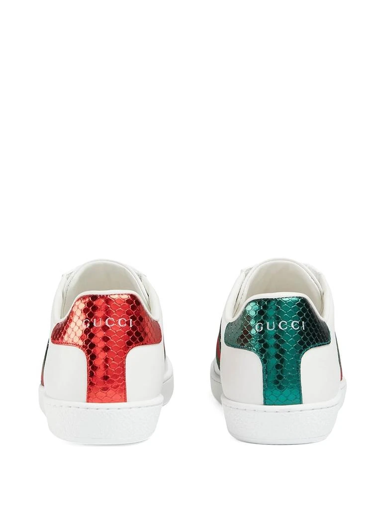 商品Gucci|GUCCI ACE LEATHER SNEAKERS,价格¥5790,第4张图片详细描述