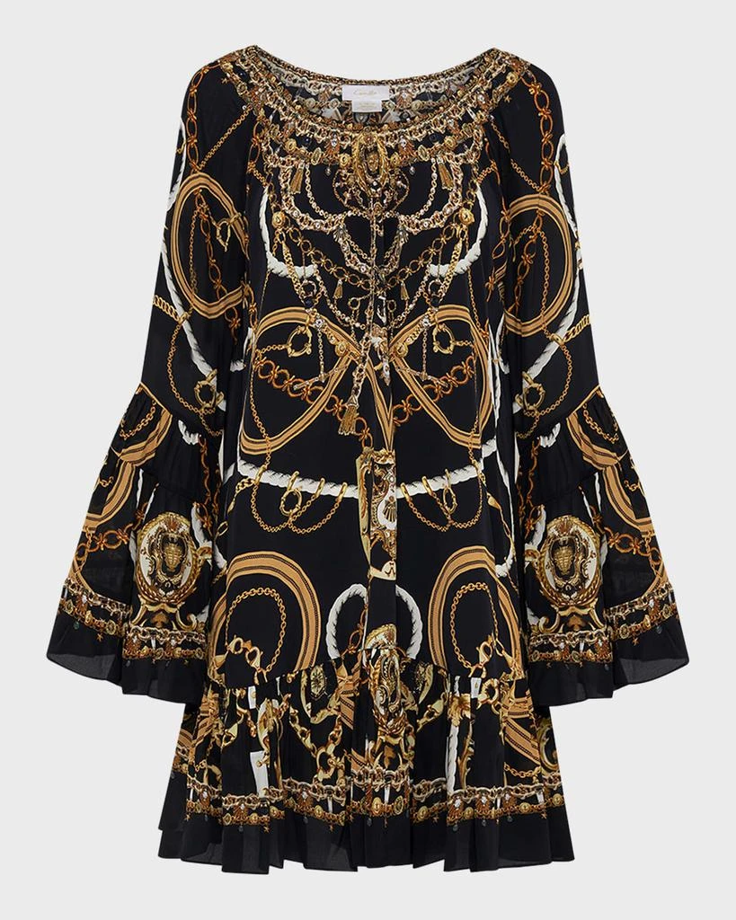 商品Camilla|Coast to Coast Frill Mini Dress,价格¥2866,第1张图片