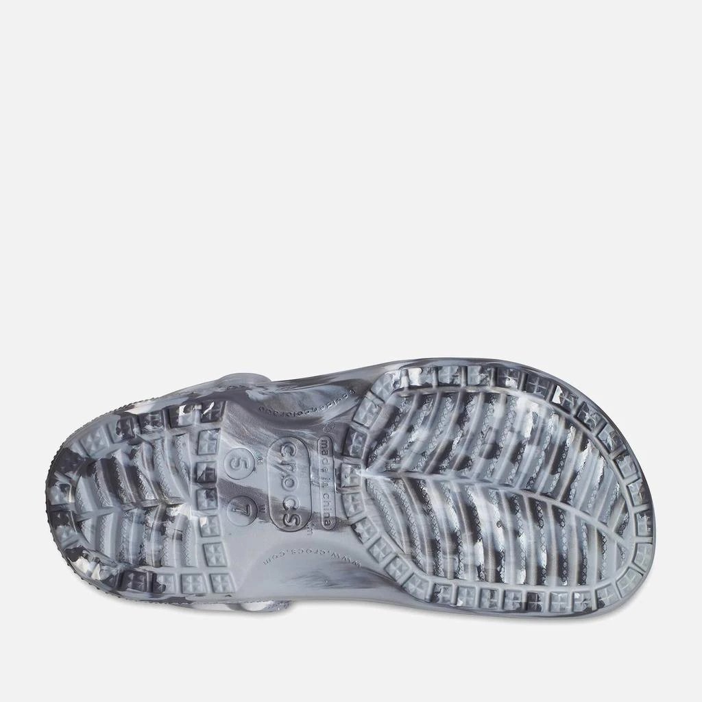 商品Crocs|Crocs Classic Marble-Print Rubber Clogs,价格¥345,第3张图片详细描述