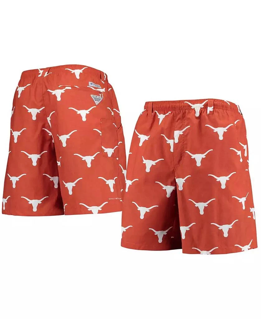 商品Columbia|Men's Texas Orange Texas Longhorns Backcast II Omni-Shade Hybrid Shorts,价格¥282,第1张图片