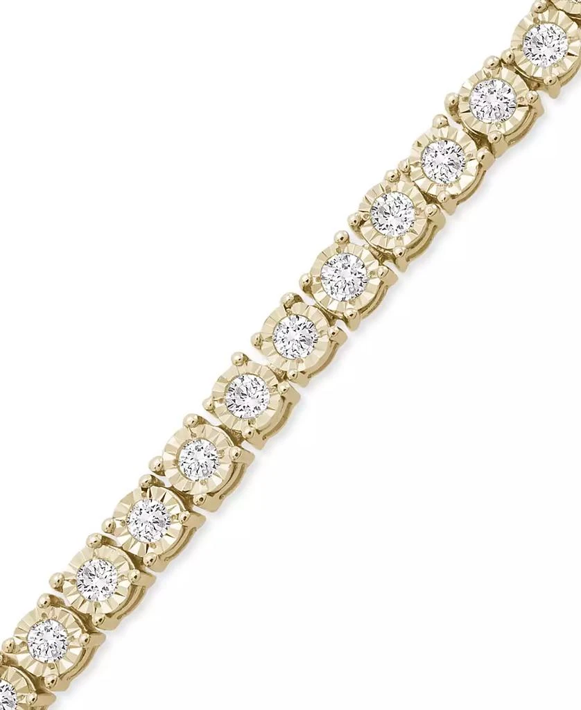 商品Wrapped|Diamond Bolo Bracelet (1/2 ct. t.w.) in Sterling Silver, 14k Gold-Plated Sterling Silver or 14k Rose Gold-Plated Sterling Silver, Created for Macy's,价格¥3122,第5张图片详细描述