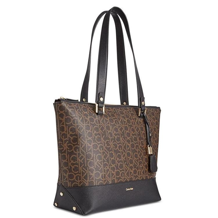 商品Calvin Klein|Jolene Signature Extra-Large Tote,价格¥887,第4张图片详细描述