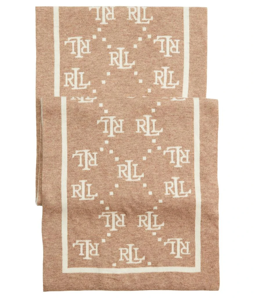 商品Ralph Lauren|Logo Knit Scarf,价格¥509,第2张图片详细描述