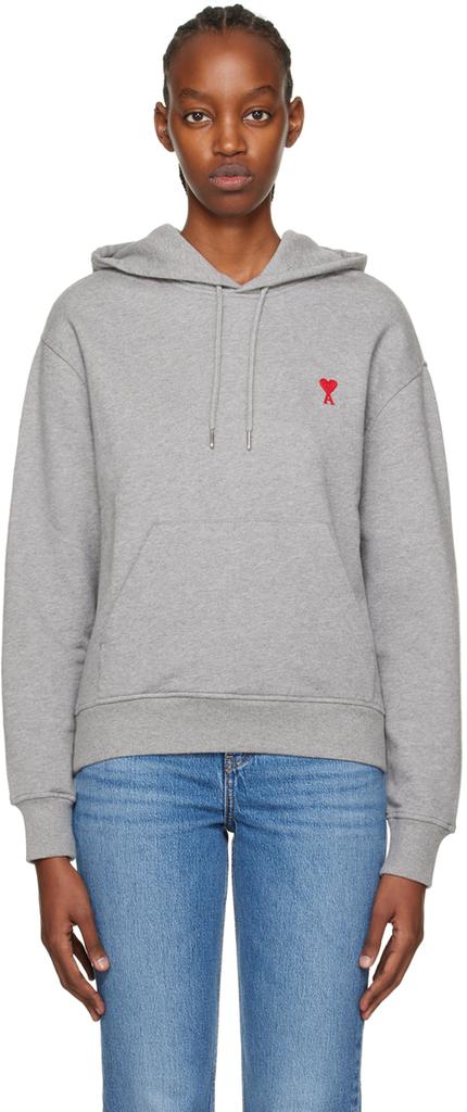 Gray Small Ami de Cœur Hoodie商品第1张图片规格展示