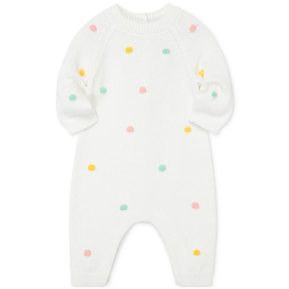 商品Little Me|Baby Pastel Dots Sweater-Knit Coverall,价格¥204,第3张图片详细描述
