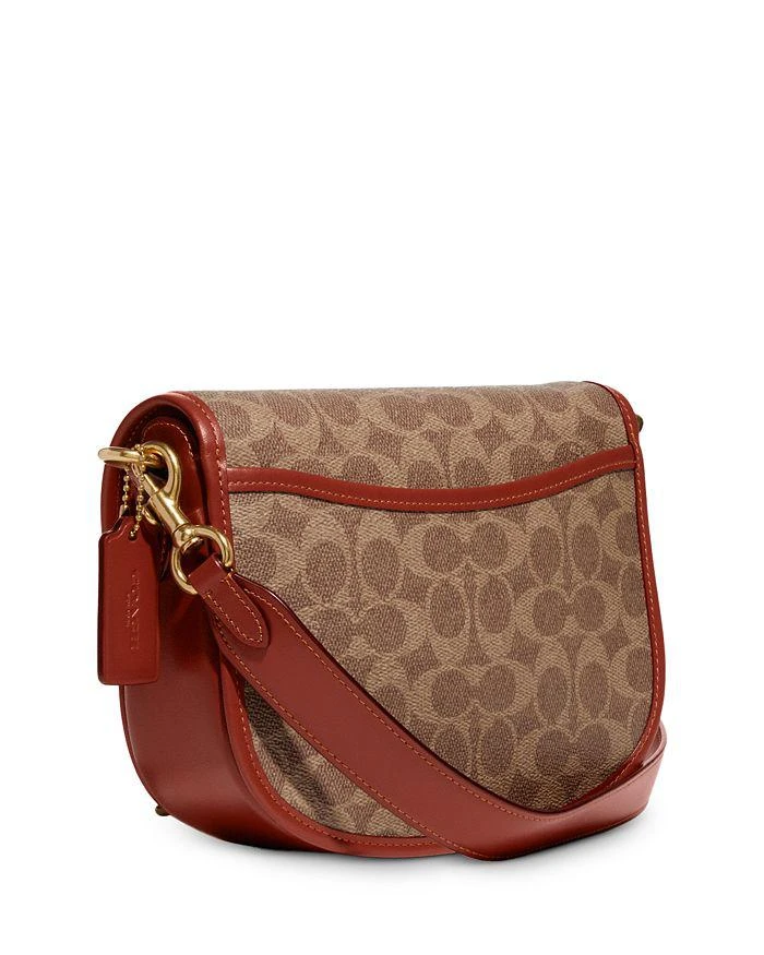 商品Coach|Willow Medium Signature Canvas Saddle Bag,价格¥1686,第4张图片详细描述