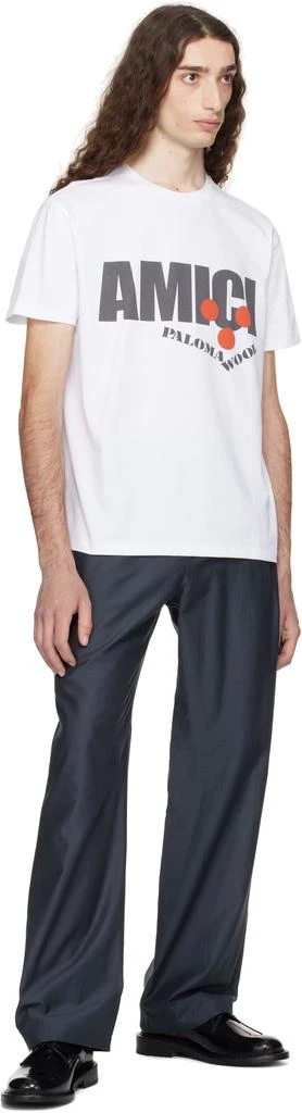 商品Paloma Wool|White 'Amici' T-shirt,价格¥929,第4张图片详细描述