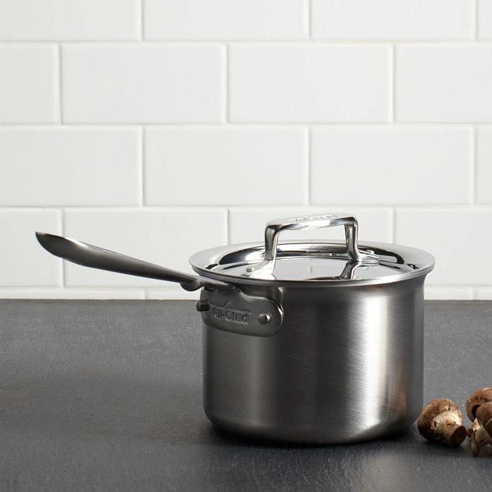 商品All-Clad|All Clad d5 Stainless Brushed 2 Quart Sauce Pan with Lid,价格¥1767,第2张图片详细描述