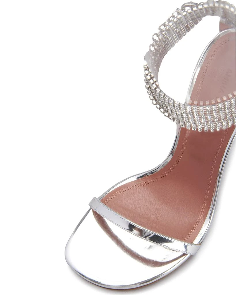 商品Amina Muaddi|Giorgia Metallic Crystal-Cuff Sandals,价格¥3033,第4张图片详细描述