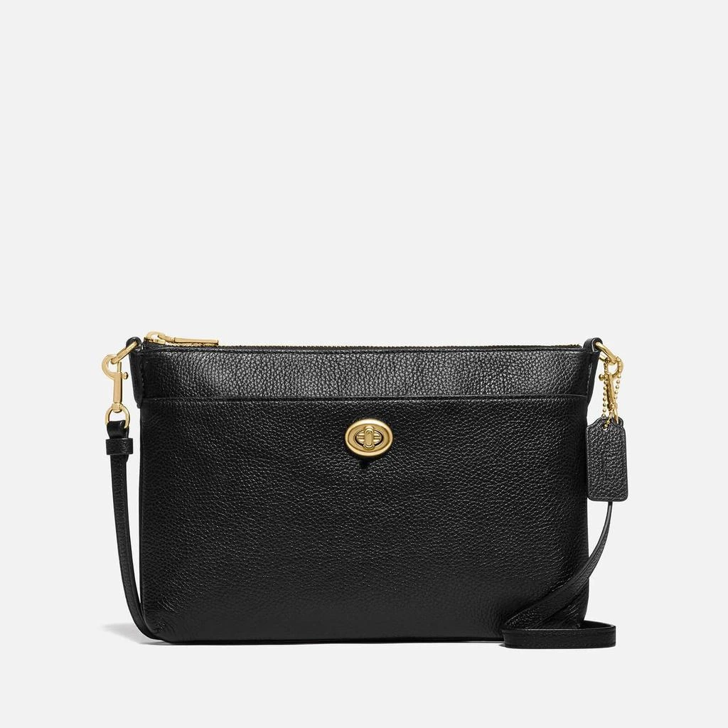 商品Coach|Coach Women's Polished Pebble Polly Cross Body - Black,价格¥1931,第1张图片