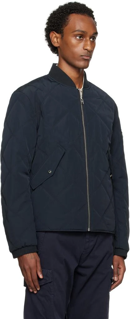 商品Hugo Boss|Navy Caramo Bomber Jacket,价格¥3569,第2张图片详细描述