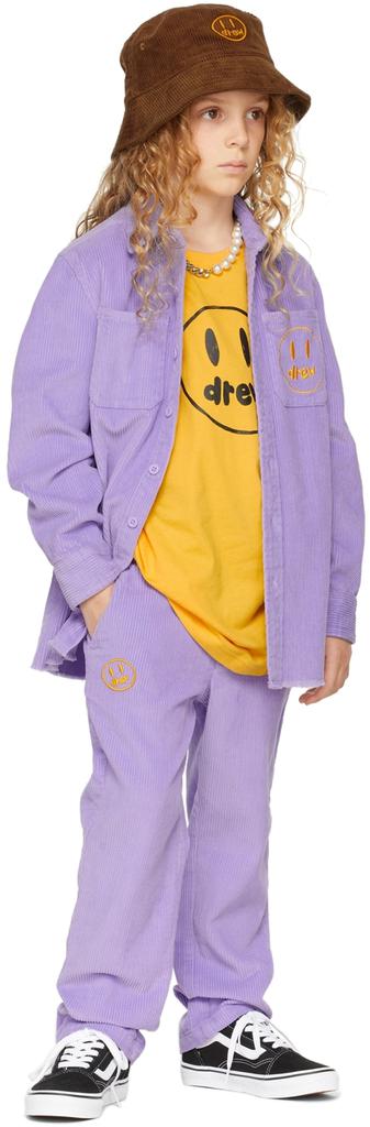 SSENSE Exclusive Kids Purple Painted Mascot Shirt商品第4张图片规格展示