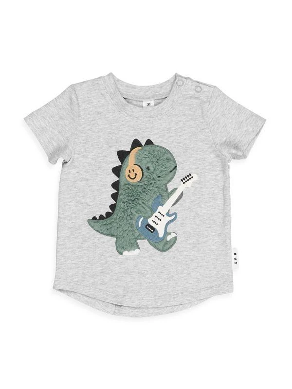 商品Huxbaby|Baby Boy's Memory Lane Furry Dino T-Shirt,价格¥142,第1张图片