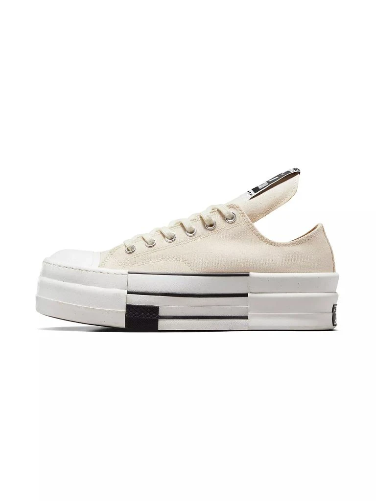 商品Converse|Unisex Converse x Rick Owens DBL Drkstar Ox Low-Top Sneakers,价格¥1237,第1张图片