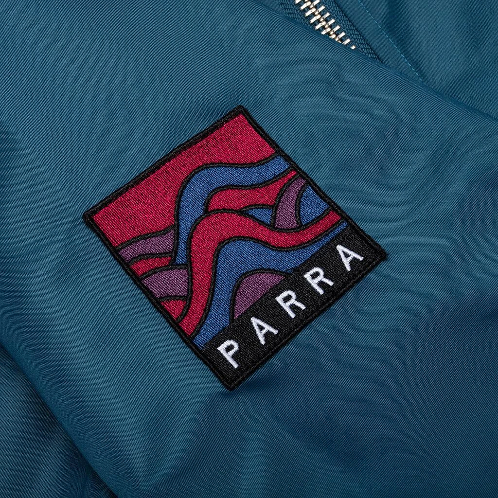 商品By Parra|Stacked Pets Varsity Jacket - Teal,价格¥2153,第3张图片详细描述