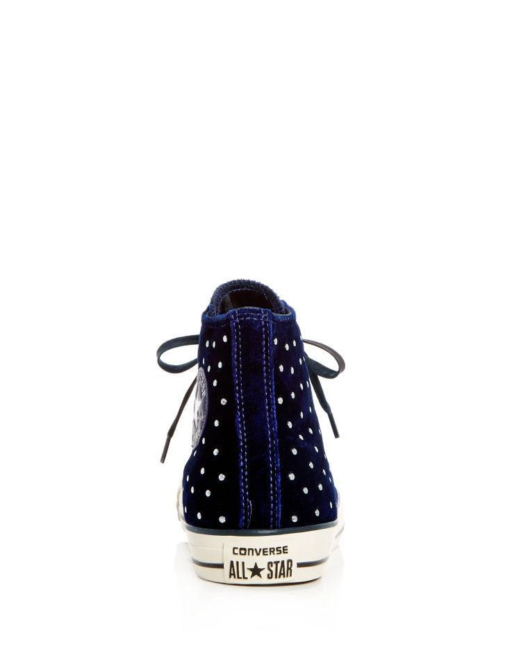 商品Converse|Women's Chuck Taylor Embellished Velvet High Top Sneakers,价格¥498,第4张图片详细描述