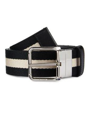 商品Bally|Colimar Two-Tone Leather Belt,价格¥939,第1张图片