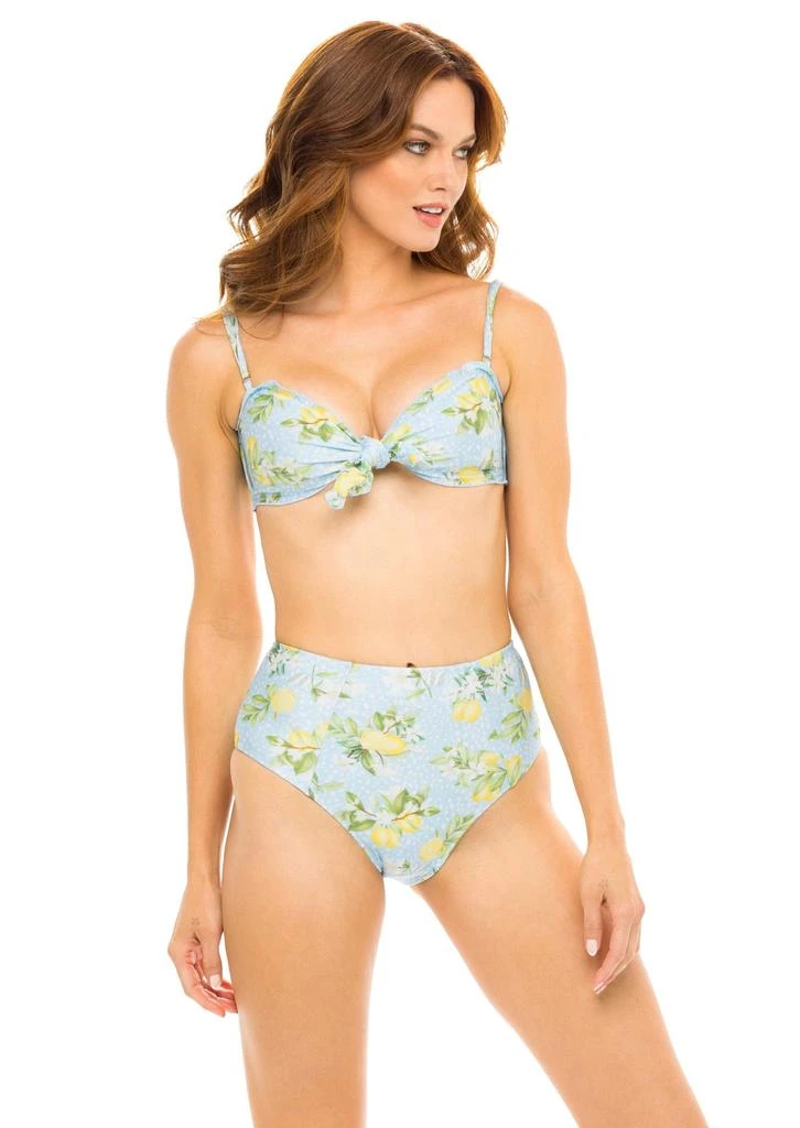 商品JMP The Label|Laguna High Waist Bikini Bottom - Main Squeeze Print,价格¥159,第3张图片详细描述