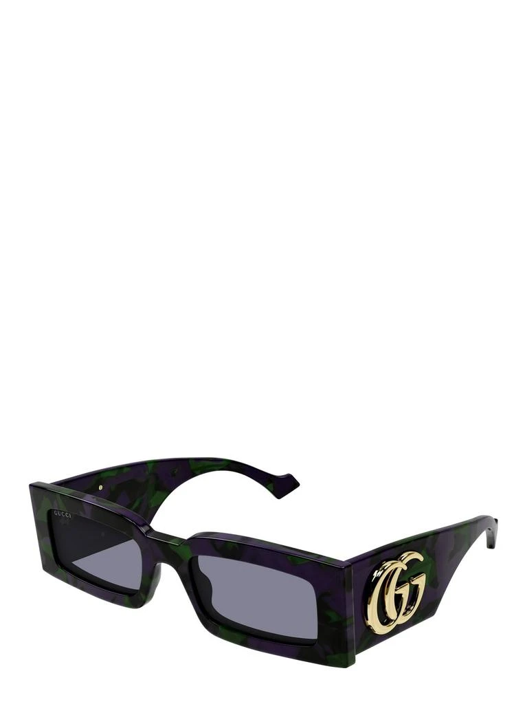 商品Gucci|Gucci Eyewear Rectangular Frame Sunglasses,价格¥2102,第2张图片详细描述