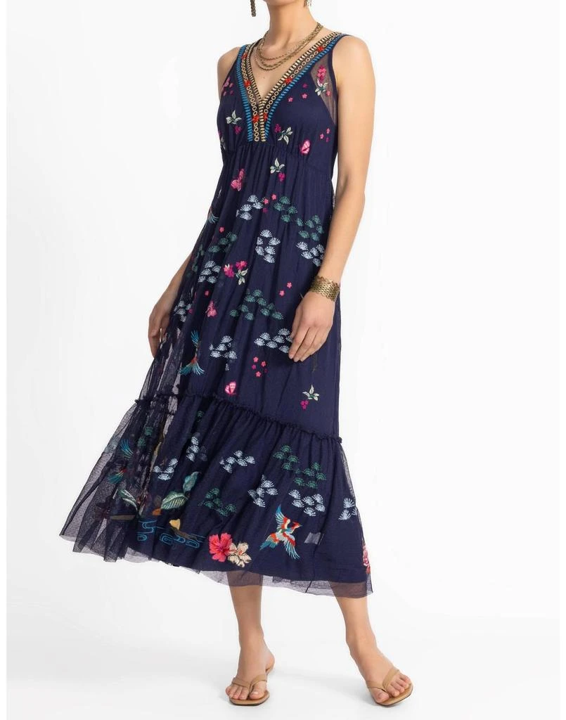 商品Johnny Was|Johnny Was - Zinoviah Mesh Slip Dress,价格¥2199,第4张图片详细描述