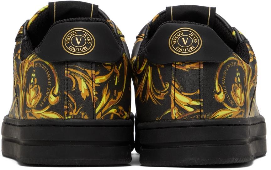 商品Versace|Black Court 88 Sneakers,价格¥1747,第4张图片详细描述