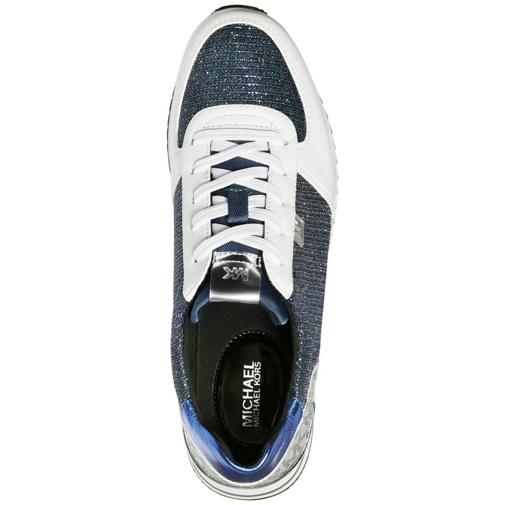 商品Michael Kors|Women's Monique Knit Trainer Lace-Up Sneakers,价格¥484,第4张图片详细描述