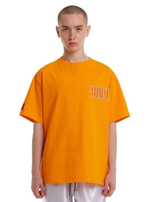 商品ANOMIE COMPLEX|Anm Embroidery Half Sleeve T-shirt_Orange,价格¥522,第4张图片详细描述