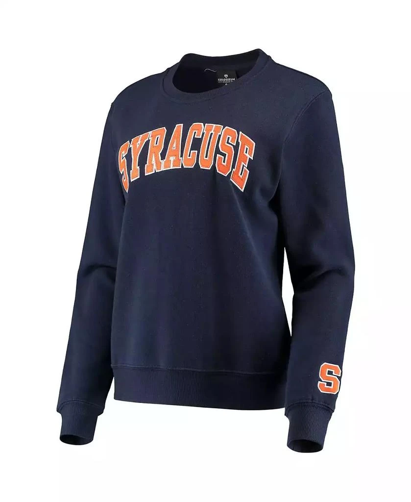 商品Colosseum|Women's Navy Syracuse Orange Campanile Pullover Sweatshirt,价格¥248,第2张图片详细描述