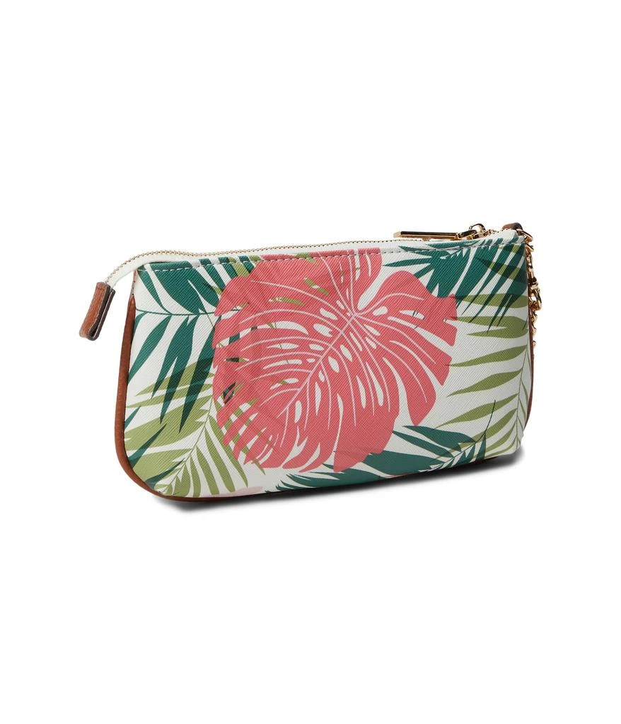 商品Anne Klein|AK Palm Print Wristlet w/ Chain Strap,价格¥275,第2张图片详细描述