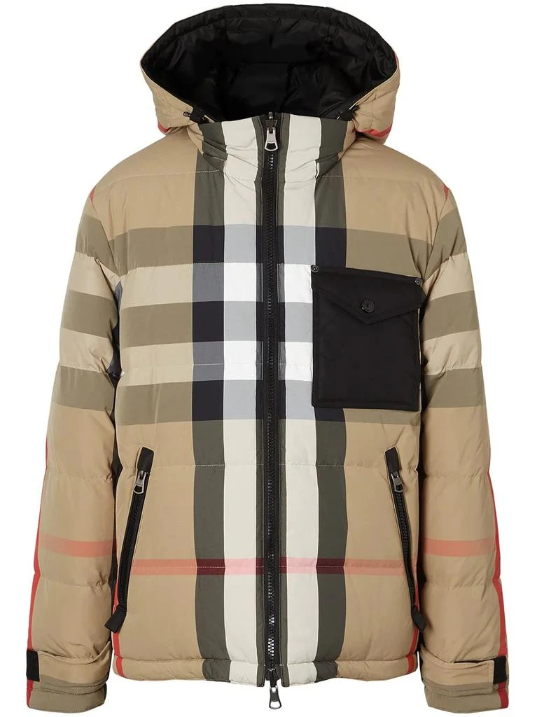 商品Burberry|BURBERRY reversible hooded padded jacket,价格¥10907,第1张图片