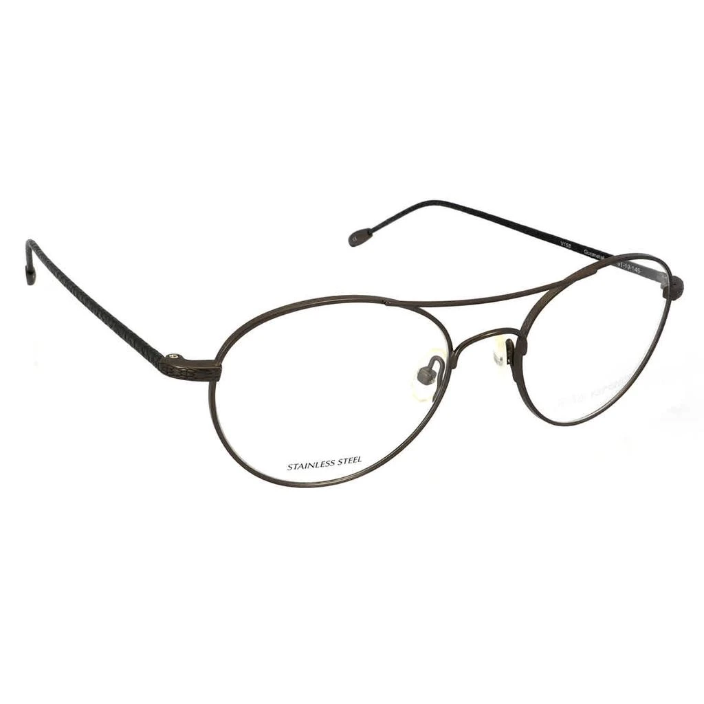 商品John Varvatos|Demo Round Men's Eyeglasses V158 GUN 51,价格¥300,第1张图片