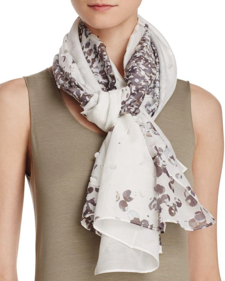 商品Fraas|Perforated Floral Scarf,价格¥351,第1张图片