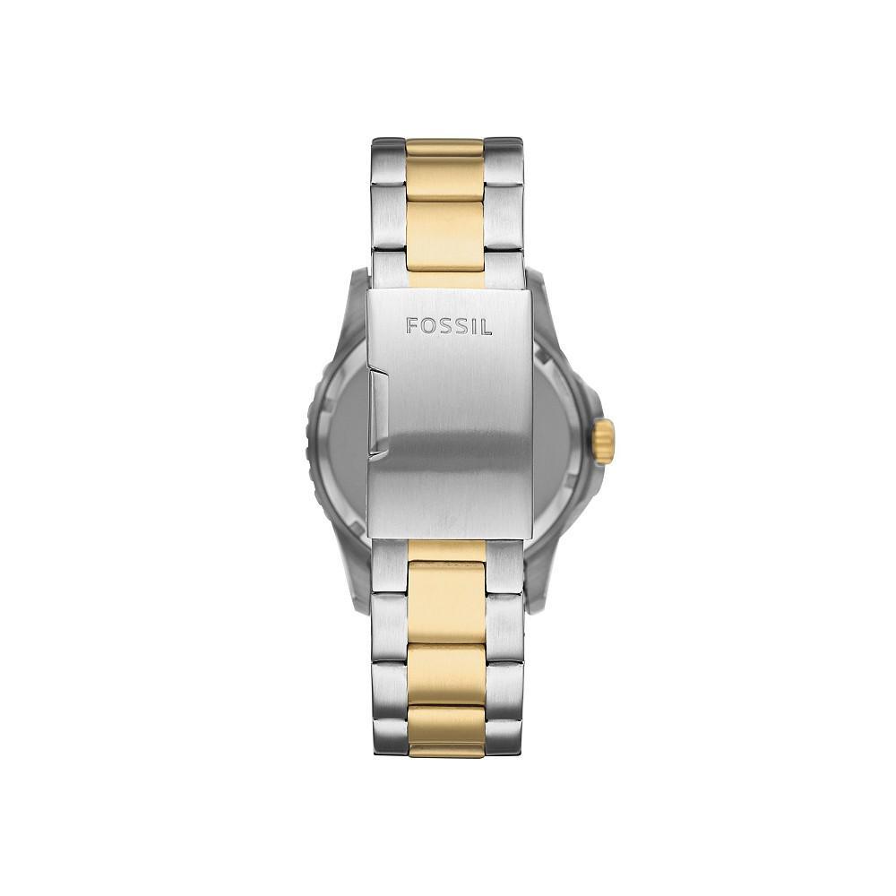 商品Fossil|Men's FB-01 Sport Two-Tone Bracelet Watch 42mm,价格¥479,第4张图片详细描述
