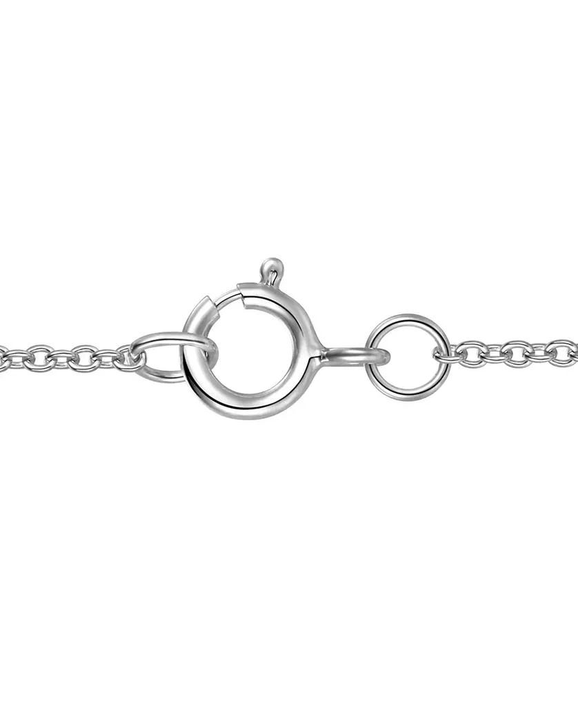 商品Macy's|Lab-Grown Sapphire Pendant Necklace (1-1/5 ct. t.w.) in Sterling Silver,价格¥835,第3张图片详细描述