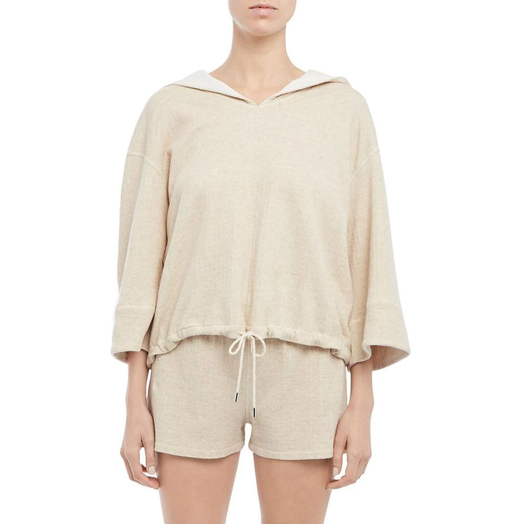 商品Theory|Theory Womens Linen Blend Sweatshirt Hoodie,价格¥312,第1张图片