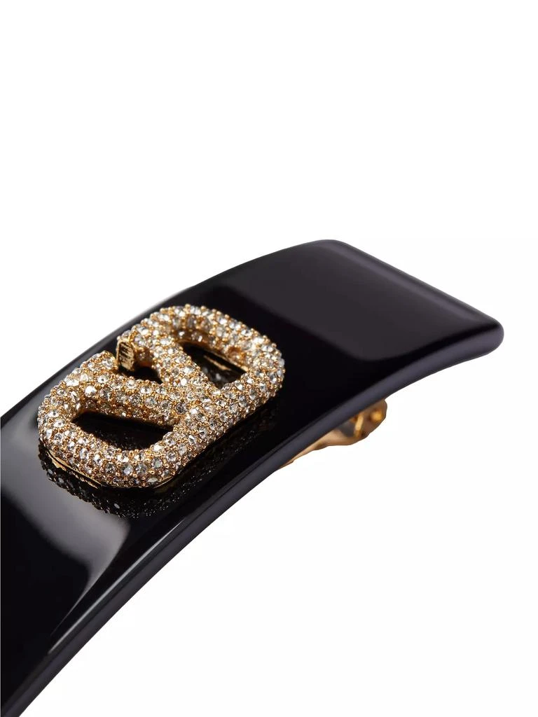 商品Valentino|VLogo Signature Metal and Resin Hair Clip,价格¥4421,第2张图片详细描述