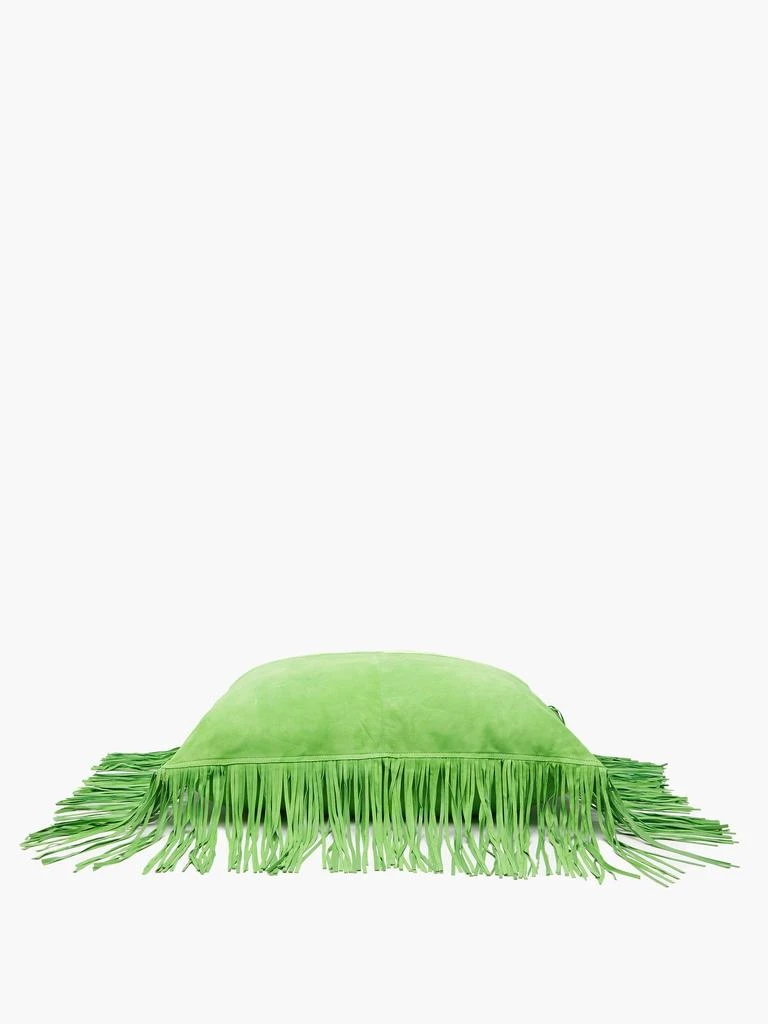 商品Saunders|Fara fringed suede cushion,价格¥2502,第5张图片详细描述
