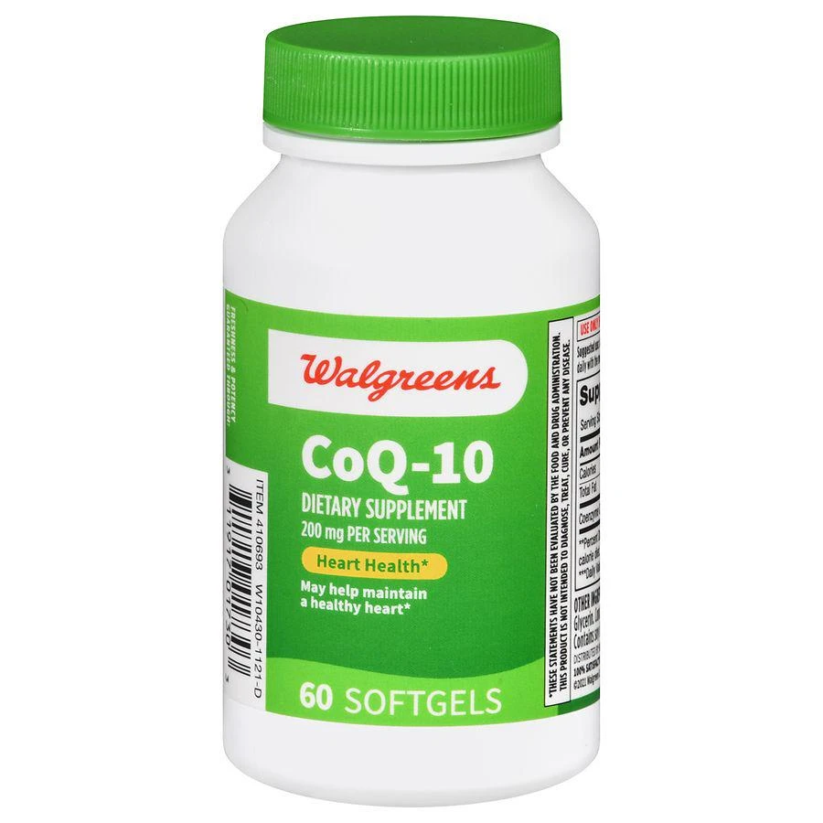商品Walgreens|CoQ-10 200 mg Softgels,价格¥260,第1张图片