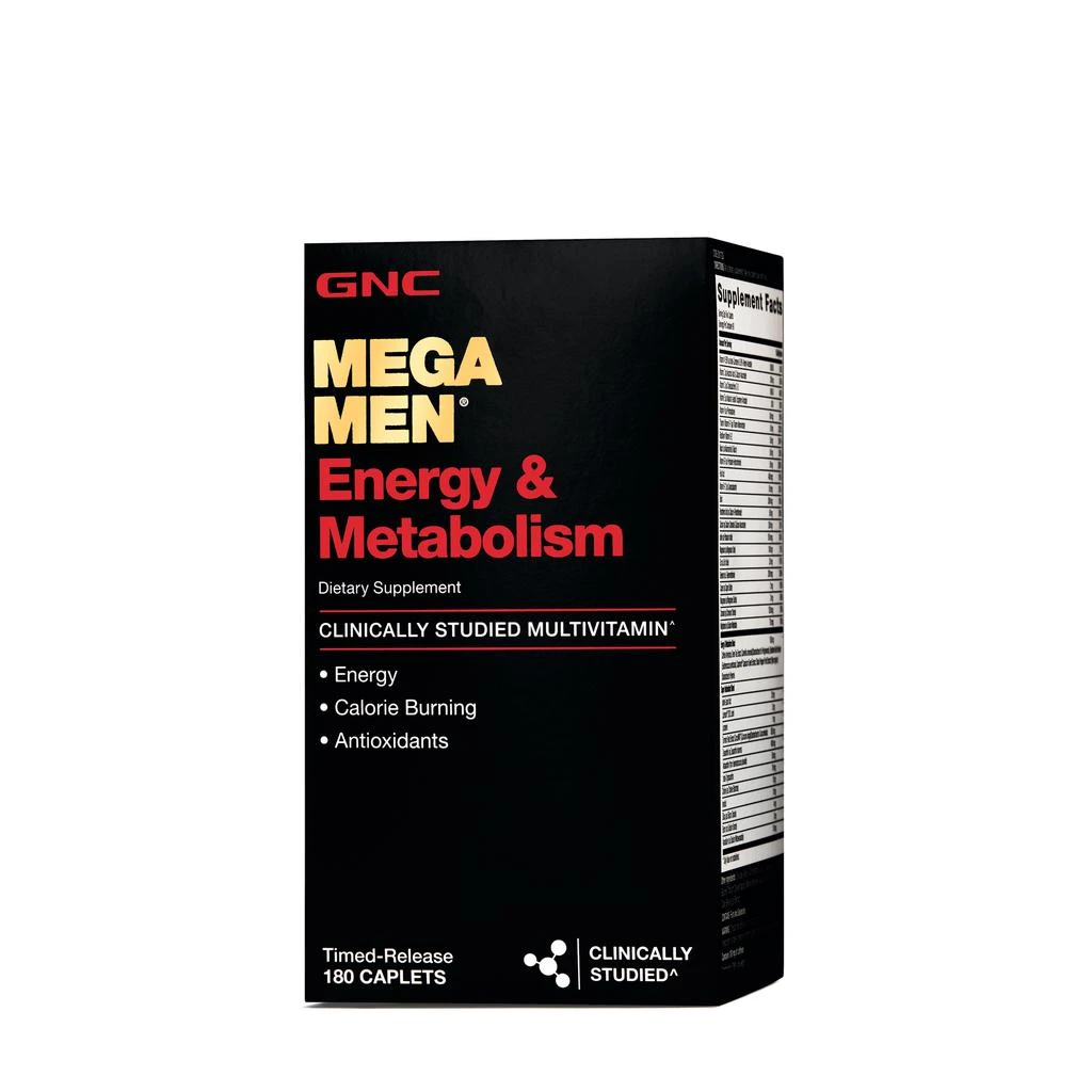 商品GNC|GNC Mega Men® Energy & Metabolism,价格¥170-¥281,第1张图片