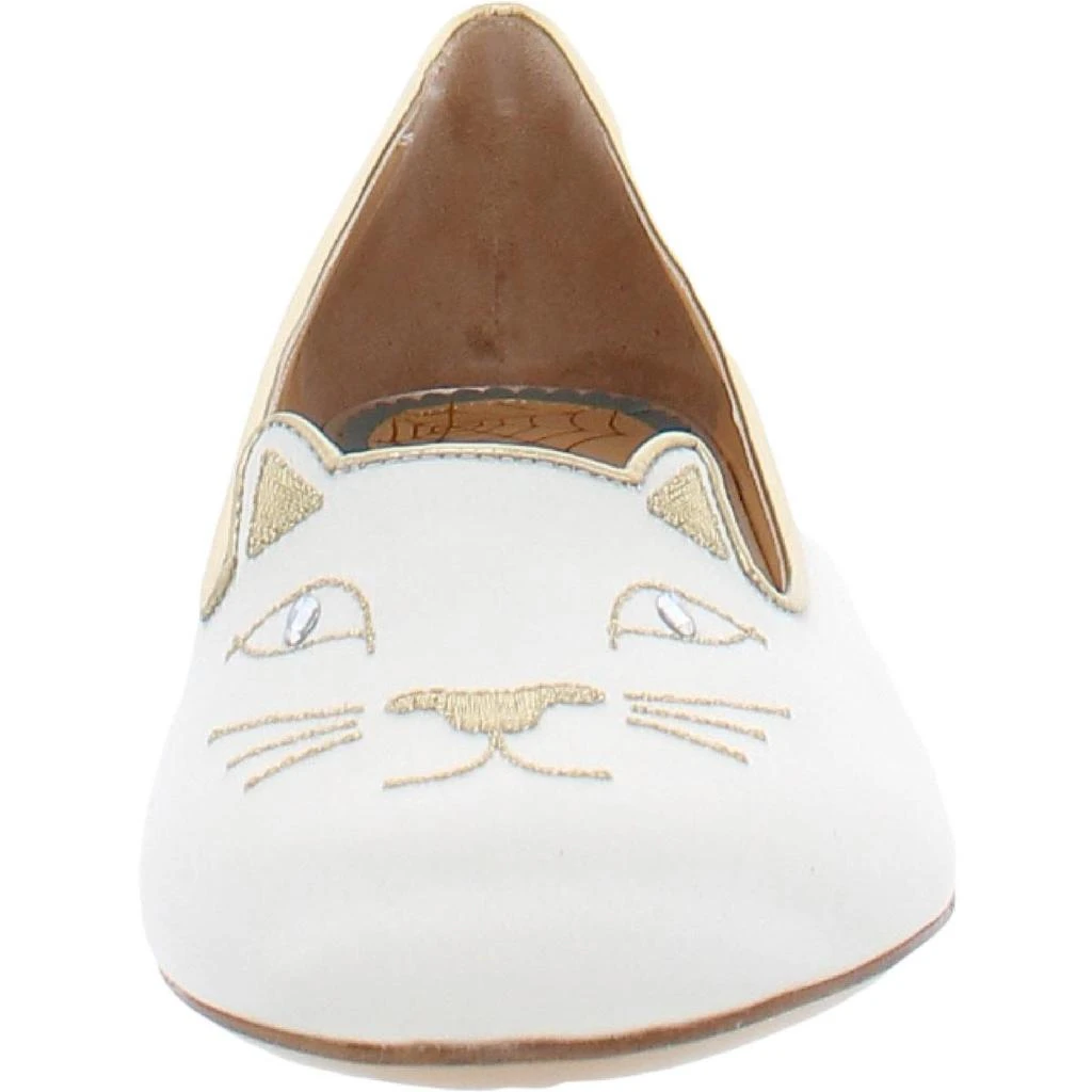 商品Charlotte Olympia|Charlotte Olympia Womens Slip On Pointed Toe Ballet Flats,价格¥1060,第2张图片详细描述